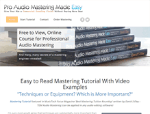 Tablet Screenshot of masteringtuition.com
